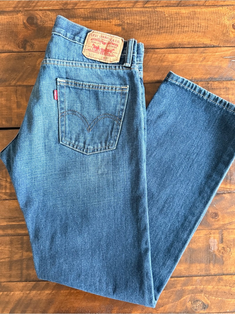 Levi’s 514 Slim Straight Jeans, Men’s Size 30x30